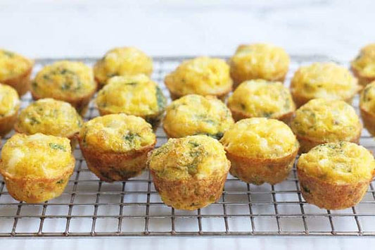 muffin salé épinards cheddar bébé et tout petits enfants